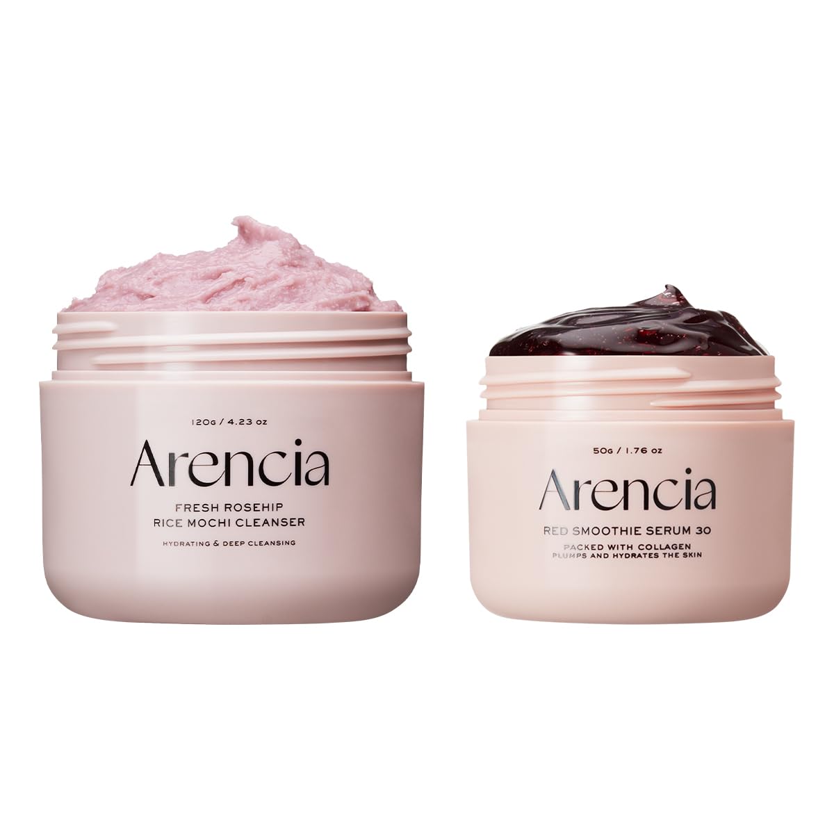 Pore Perfection & Firming Duo with Rosehip Rice Mochi Cleanser & Overnight Red Smoothie Serum 30