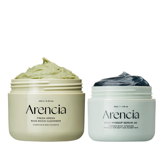 Clear Glow and Hydration Duo, 2-Step Skincare Set for Dark Spot Fading, Pore Cleansing and Glass Skin Radiance
