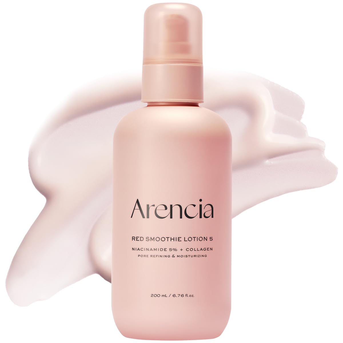 Red Smoothie Lotion 5, Face Moisturizer with Niacinamide 5%, Collagen, Peptide Complex, Hydrating Skin Care, 6.76 fl oz