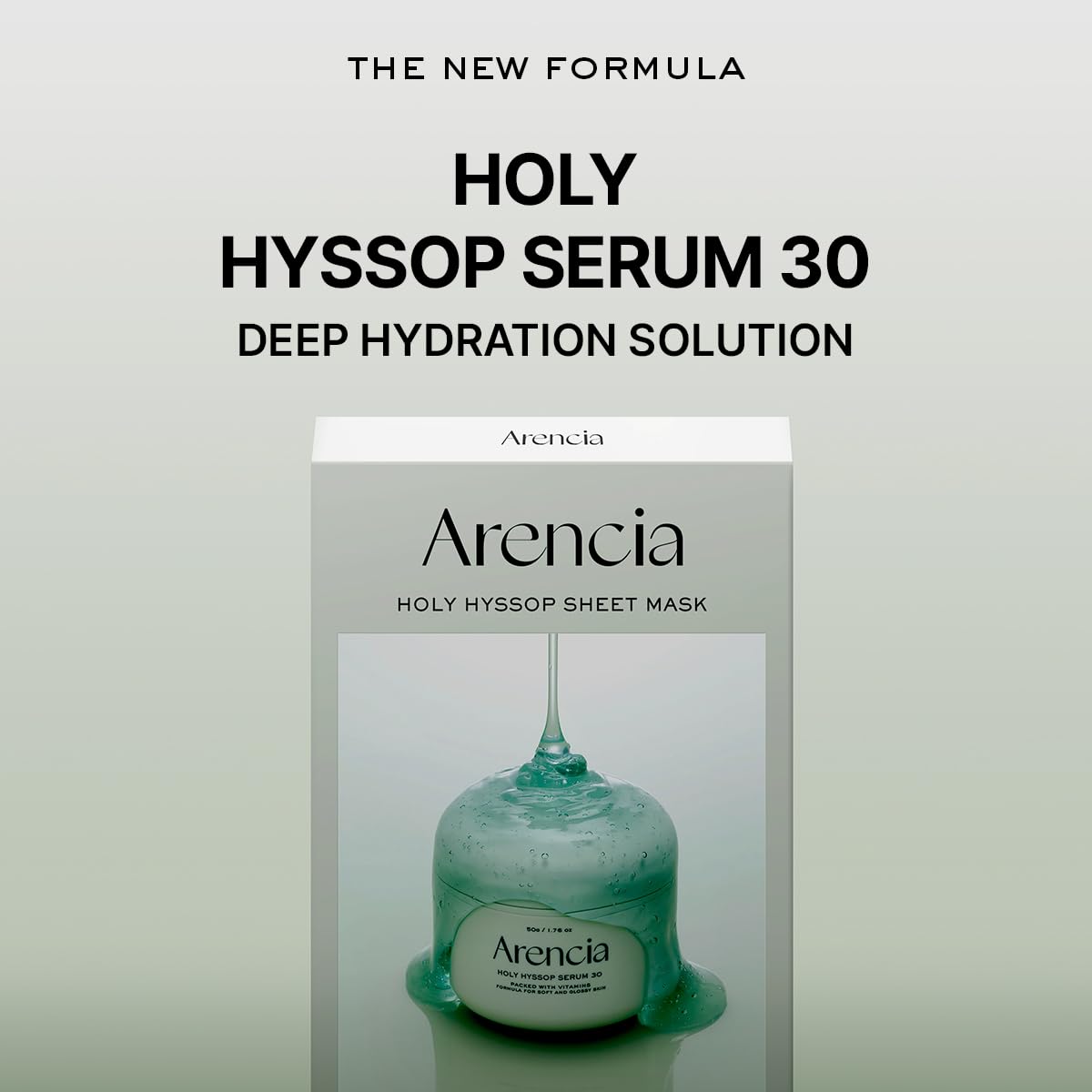Glow Hyssop Skincare Duo [Glow Hyssop Overnight Face Mask Serum + Glow Hyssop Sheet Mask, 5pack]