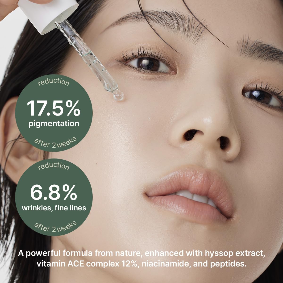 Glow Serum Best Set [Hyssop + Red Collagen + Rice mucin] for glass skin - Vitaminc A,C,E & Niacinamide &Hyaluronic Acid