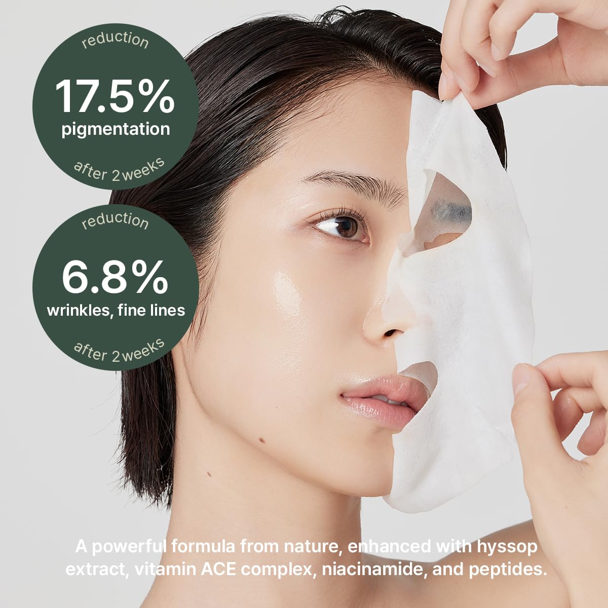 Glow Hyssop Skincare Duo [Glow Hyssop Overnight Face Mask Serum + Glow Hyssop Sheet Mask, 5pack]